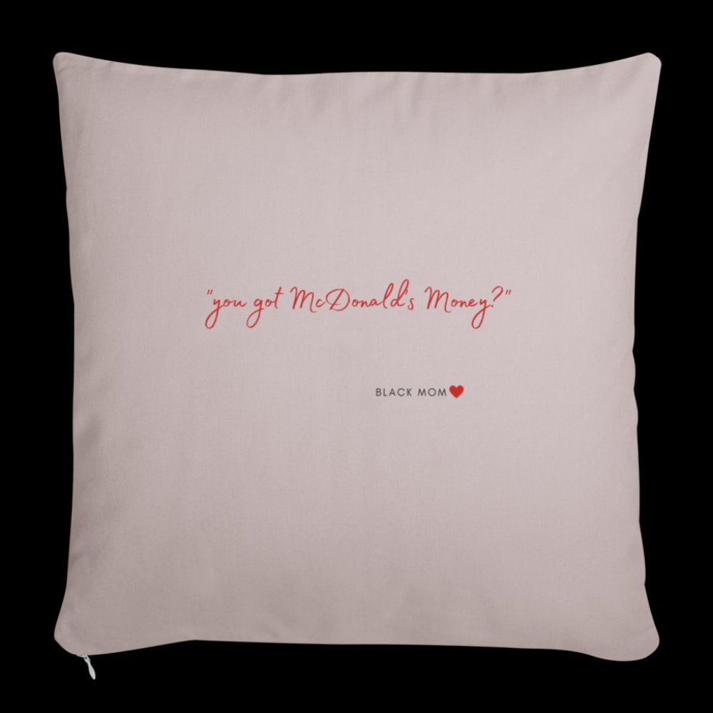 Throw Pillow Cover 18” x 18” | McDonald's Money?
